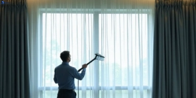 Commercial drapes cleaning service warana hotels offices