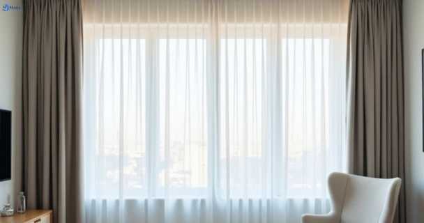 Restored vibrant drapes in warana QLD after Matty Curtain Cleaning
